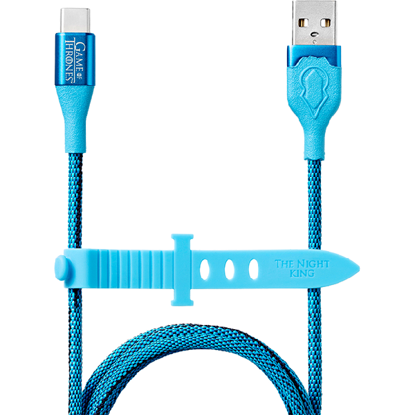 Ubiolabs Game of Thrones Type C Cable - The Night King / Blue